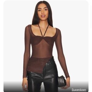 New Revolve superdown going out top Brown
